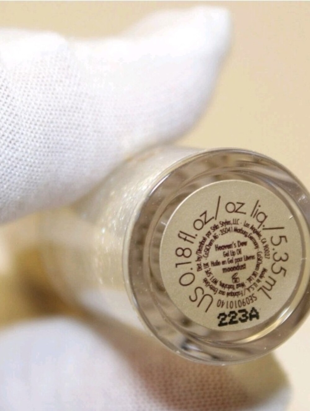 Stila "Moondust" GEL LIP OIL Sparkling White lip Gloss Or Top Coat - Picture 4 of 7